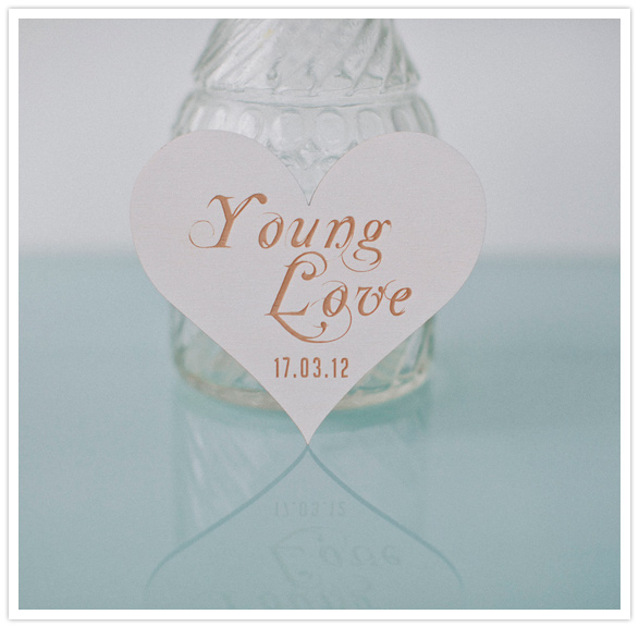 'young love' custom heart print