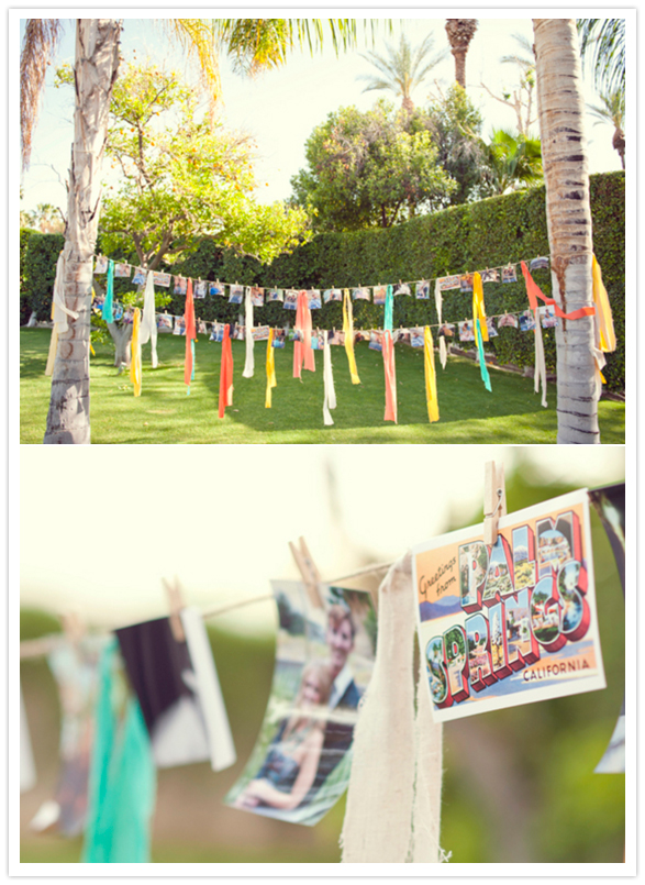 DIY fabric bunting garland