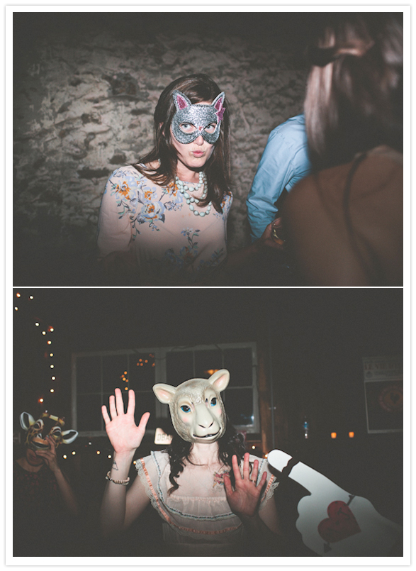 animal mask dance party