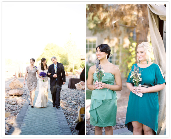 shades of teal bridesmaid dresses