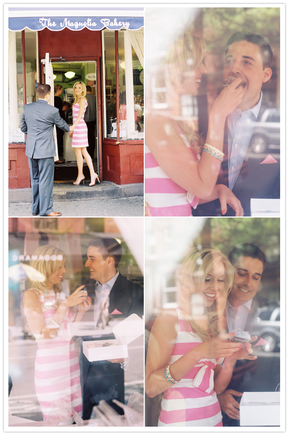 magnolia bakery engagement session