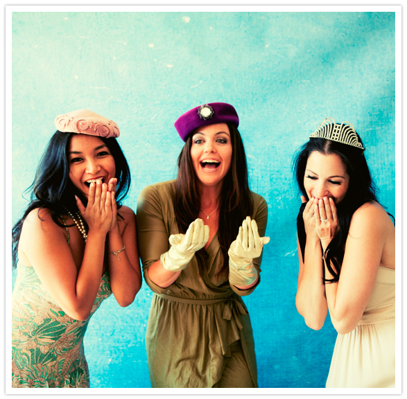fun vintage dress up photo booth