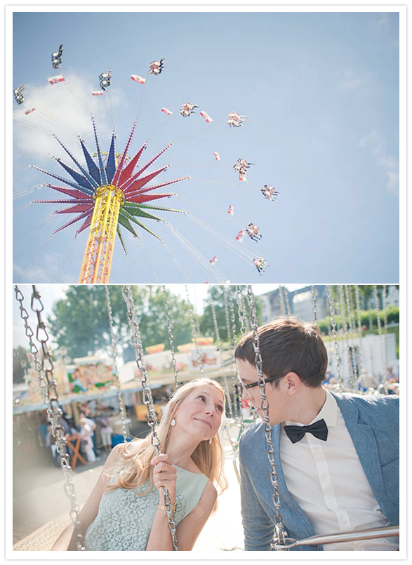 chair swing engagement photo