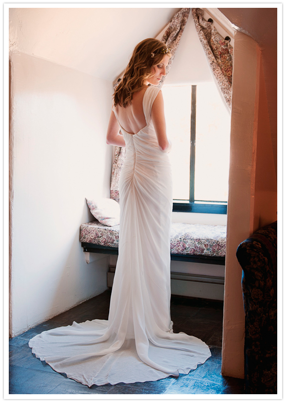 Peter Langner ivory wedding gown