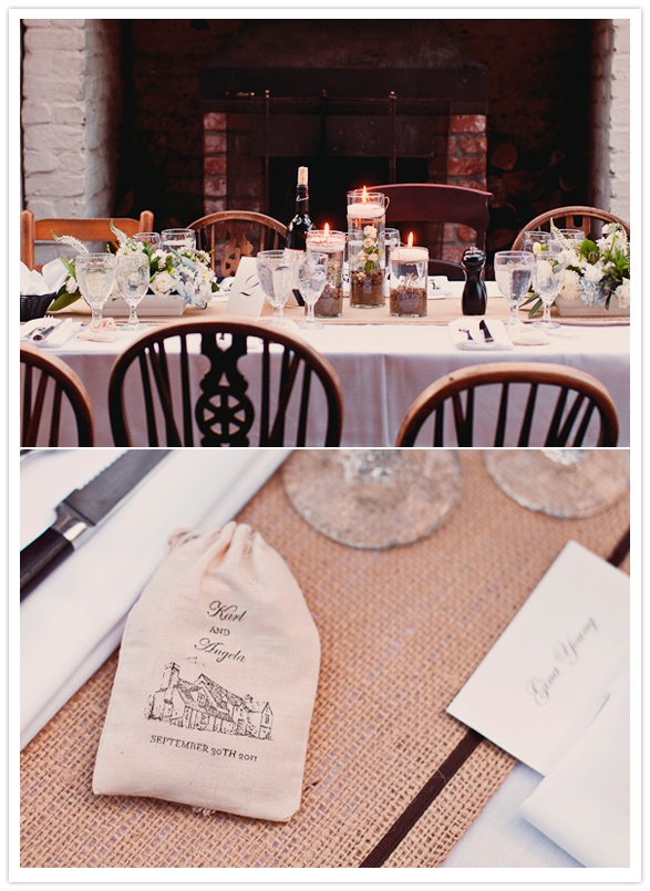 personalized linen guest gifts