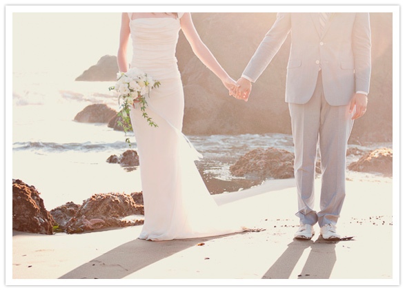 romantic beach wedding