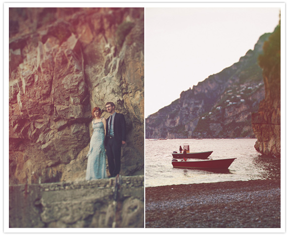 sea-side Positano, Italy wedding portraits