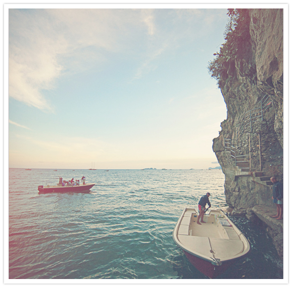 Mediterranean cliffs of Positano 