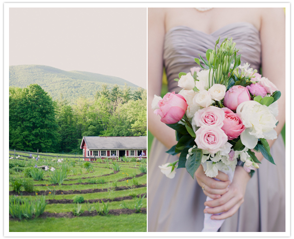 outdoor Vermont wedding ceremony