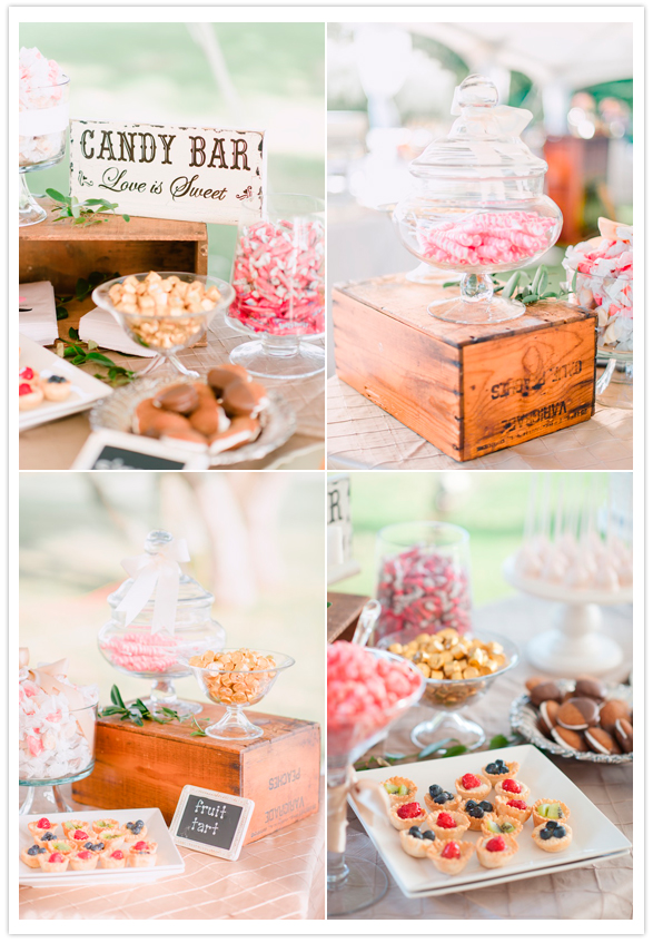 dessert table treats and candy