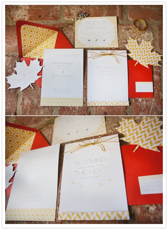 Chi & You Paperie invitation suite