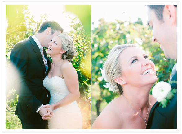 romantic vineyard wedding portraits 