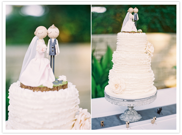 Vanilla Fondant wedding cake