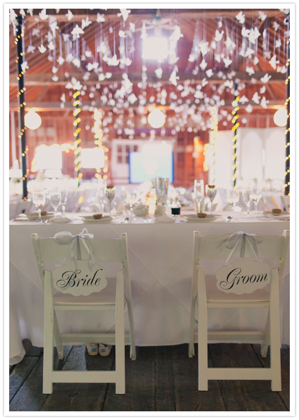 bride and groom dining chairs