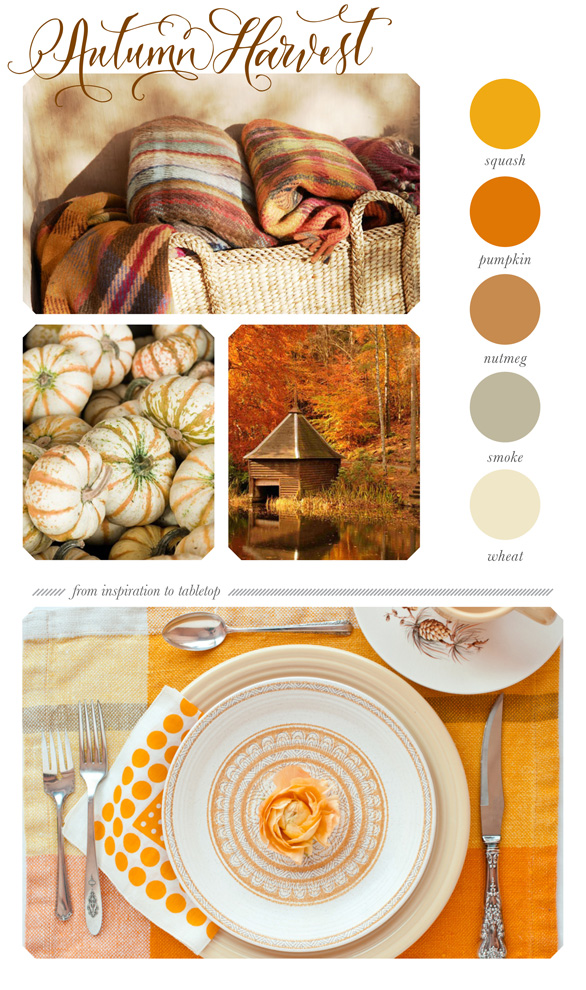 Autumn harvest tabletop inspiration
