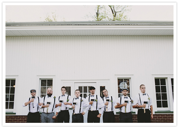 groomsmen bow ties and suspenders 