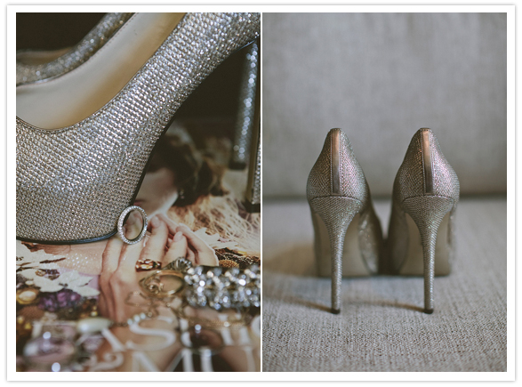 silver shimmer heels