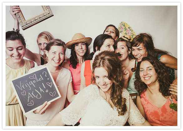 all girls photo booth session