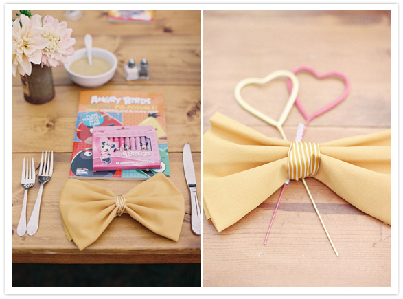 bow tie and heart accents