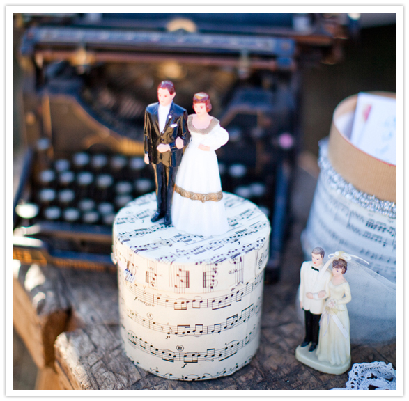 vintage cake toppers