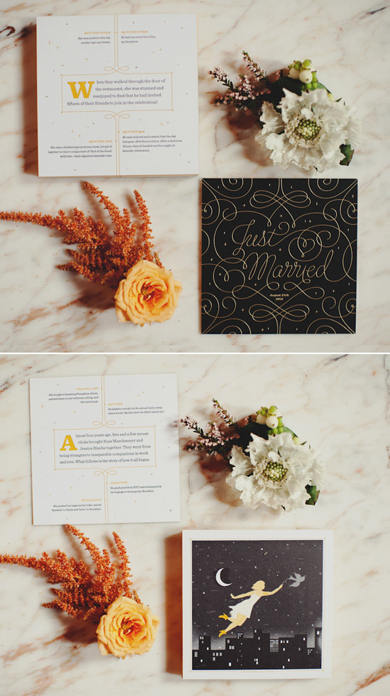 Jessica Hische wedding invitation