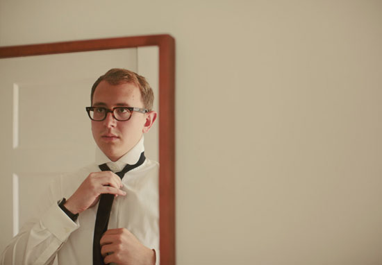 groom getting ready