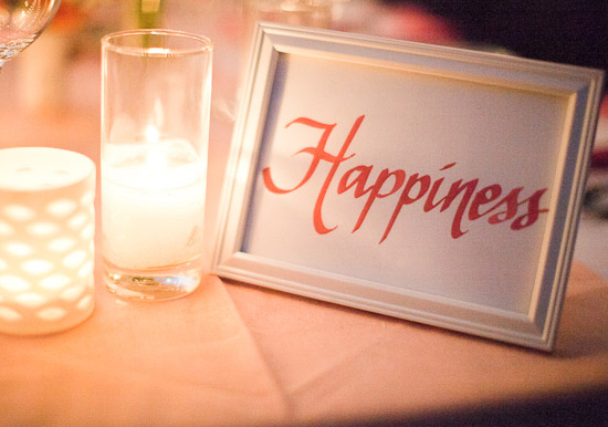 framed happiness by candlelight 