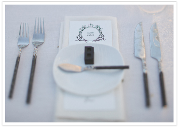 letterpress place card