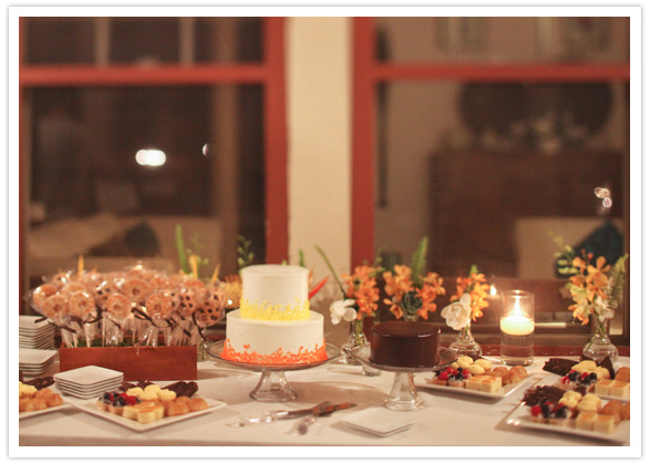 modern dessert table 
