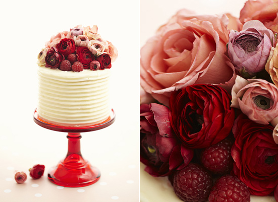 valentines day flower cake inspiration