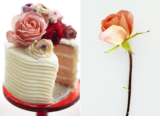 valentines day flower cake inspiration