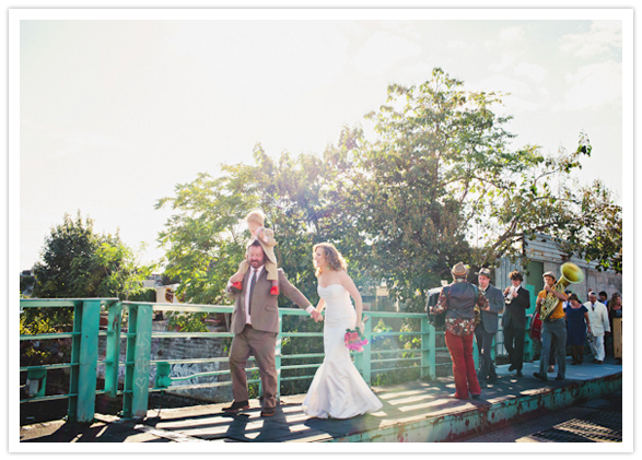 musical parade to the church