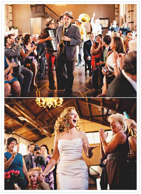 marching band wedding procession 