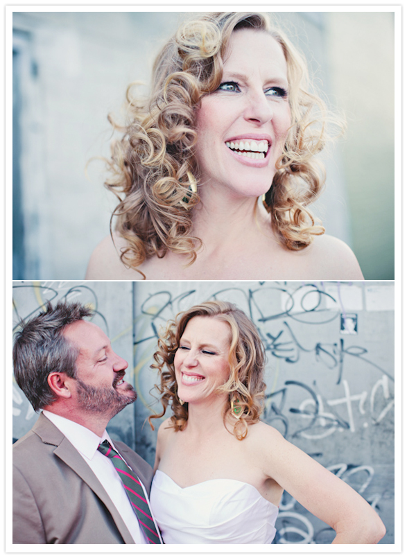 brooklyn street wedding portraits