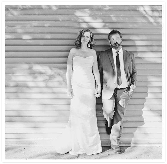 brooklyn street wedding portraits
