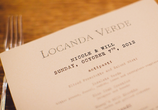 Locanda Verde restaurant wedding venue | Photo by Heather Waraksa