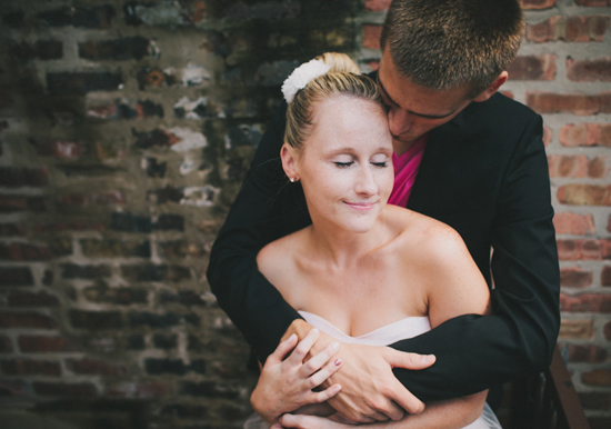 romantic wedding portrait