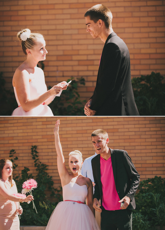 outdoor wedding ceremony