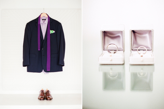 navy suit jacket and purple tie | Photo by Nancy Neil