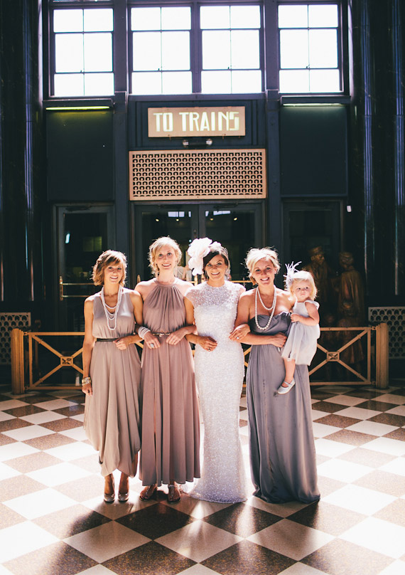 Bridesmaids in shades of grey | Mullers Photo |100 Layer Cake