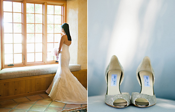Jimmy Choo shoes | Selia Yang wedding dress  | 100 Layer Cake
