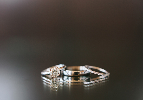 diamond wedding and engagement rings | Photo by Jessica Burke