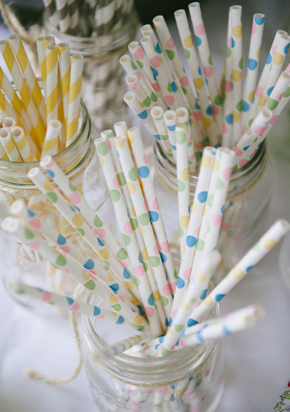 Colorful paper straws | 100 Layer Cake