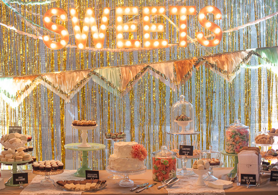 Fringe sweets table | photos by Annie McElwain | 100 Layer Cake