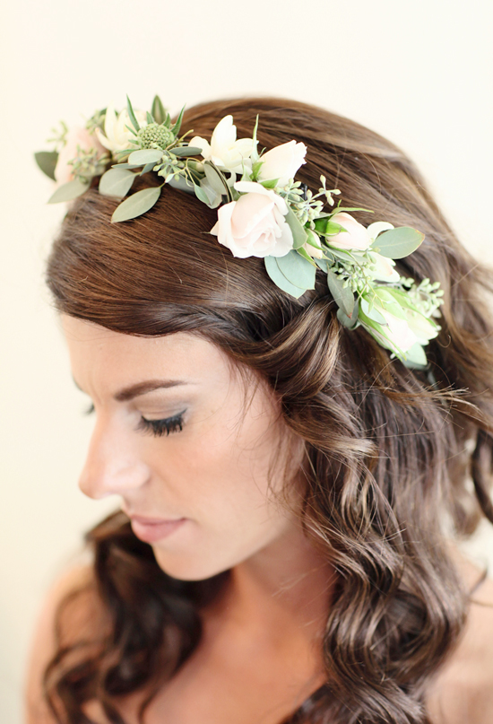 leaf and flower crown | Photo by Kimberly Genevieve