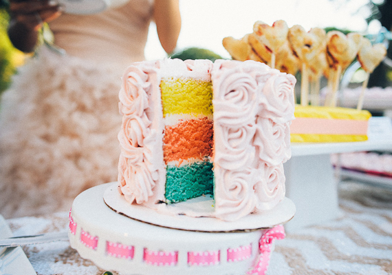 Sparkly pink modern wedding | 100 Layer Cake