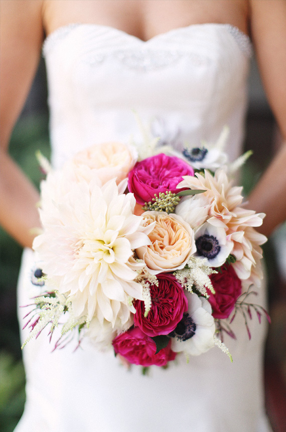 bride bouquet by Honey & Poppies | 100 Layer Cake