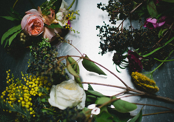 Floral headpieces | 100 Layer Cake