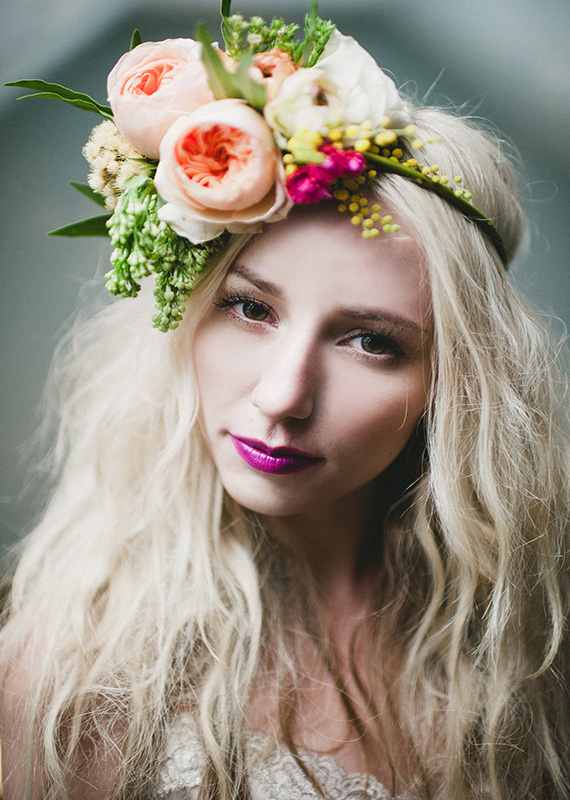 Floral headpieces | 100 Layer Cake