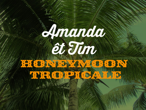 Amanda and Tim's tropical honeymoon | 100 Layer Cake